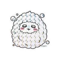 Chiikawa Phone-sized Hologram Sticker (Bubbly Momonga)
