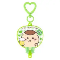 Chiikawa Go!IKEBUKURO Fan-shaped Acrylic Keyring (Kurimanju)