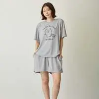 Nagano Characters Roomwear Set Travel Grey - L