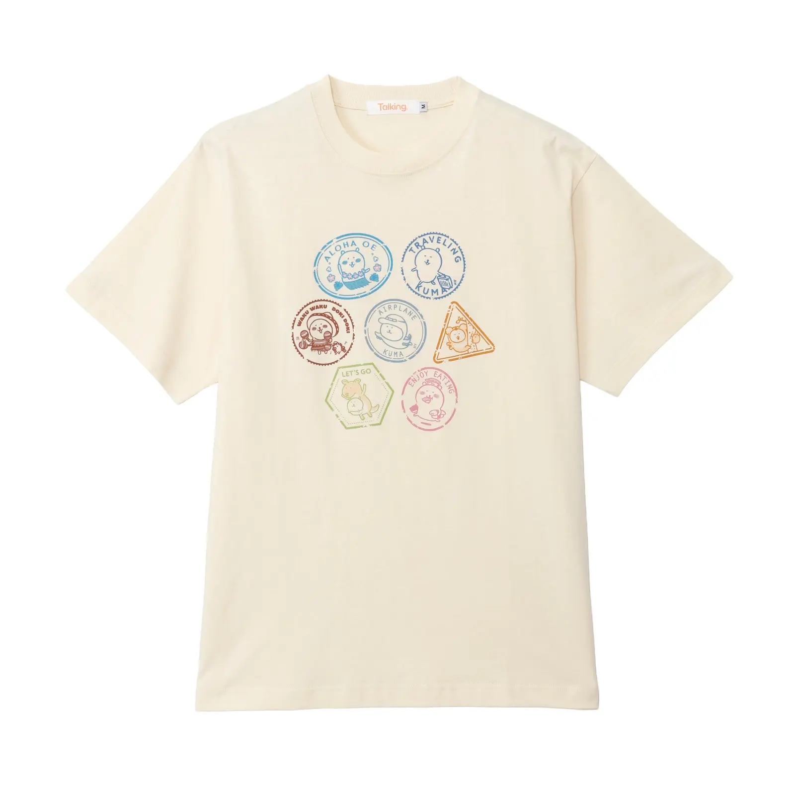 Nagano Characters T-shirt Travel Natural - L