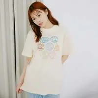 Nagano Characters T-shirt Travel Natural - L