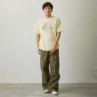 Nagano Characters T-shirt Travel Natural - L