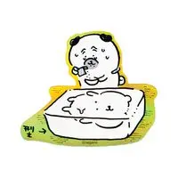 Nagano Characters Hologram Sticker (Pug Hardening with Gelatin)