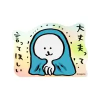 Nagano Characters Hologram Sticker for Smartphones (Want Someone to Say It's Okay)