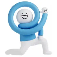 Trading Figure - Little Blue And His Friends Abstract Series