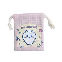 Chiikawa Mini Drawstring Bag (Check)