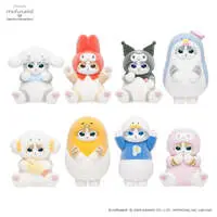 mofusand x Sanrio Characters Mofumofu Flocked Figure Trading Collection Vol.2 (All 8 Types)