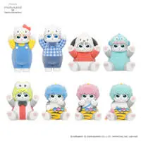 mofusand x Sanrio Characters Mofumofu Flocked Figure Trading Collection Vol.1 (All 8 Types)