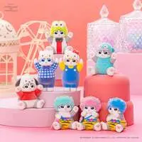 mofusand x Sanrio Characters Mofumofu Flocked Figure Trading Collection Vol.1 (All 8 Types)