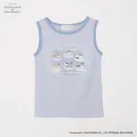 mofusand x Sanrio Characters Tank Top Cloud Pale Blue - M