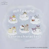 mofusand x Sanrio Characters Tank Top Cloud Pale Blue - M