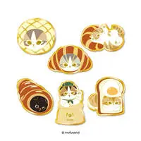 mofusand Mofumofu Bakery Pins Collection (All 6 types) 1BOX 6 pcs