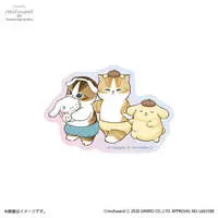 mofusand x Sanrio Characters Smartphone-sized Sticker (Stroll)