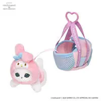 mofusand x Sanrio Characters Outing Cat in Bag Mascot (My Melody)