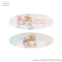 mofusand x Sanrio Characters Oval Hair Clip Set (2pcs) (My Melody)