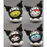 Trading Figure - Sanrio characters / Hello Kitty & Pom Pom Purin & Kuromi & Hangyodon