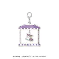 mofusand x Sanrio Characters Wobbling Acrylic Keychain (Kuromi)
