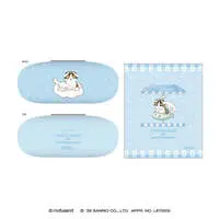 mofusand x Sanrio Characters Glasses Case (Cinnamoroll)
