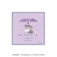 mofusand x Sanrio Characters Mini Towel (Kuromi)
