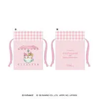 mofusand x Sanrio Characters Mini Drawstring Pouch (My Melody)