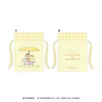 mofusand x Sanrio Characters Mini Drawstring Pouch (Pompompurin)