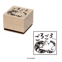 mofusand Mofumofu Bakery Wooden Stamp (③ Lazy Time…)