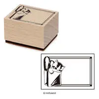 mofusand Mofumofu Bakery Wooden Stamp (⑥ Peek)
