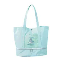 mofusand Double-bottom Tote (Pastel Shark Meow・Blue)