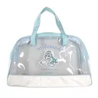 mofusand Boston Bag (Pastel Shark Meow・Blue)