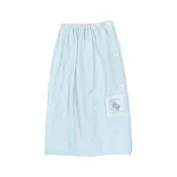 mofusand Wrap Towel with Pocket (Pastel Shark Meow・Blue)