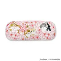 mofusand × HIBIYA-KADAN Glasses Case (Pink)