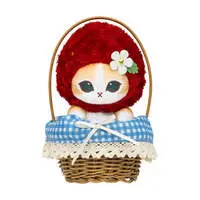 mofusand MERCI STRAWBERRY Basket Plush (Red Strawberry)