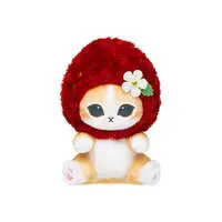 mofusand MERCI STRAWBERRY Basket Plush (Red Strawberry)