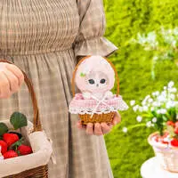 mofusand MERCI STRAWBERRY Basket Plush (Pink Strawberry)
