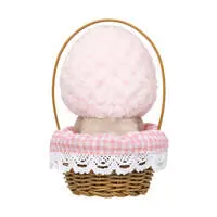 mofusand MERCI STRAWBERRY Basket Plush (Pink Strawberry)