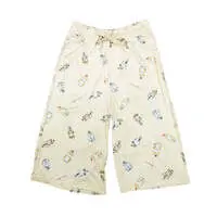 mofusand Wide Leggings (Check Parfait Pattern) - M～L