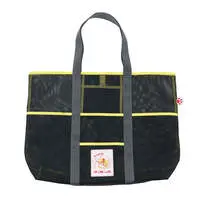 mofusand Mesh Bag (Beer Meow, Black)