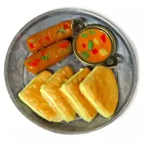 Trading Figure (D.チーズナンとベジタブルカレーとベジソーセージ 「インド料理コレクション」)