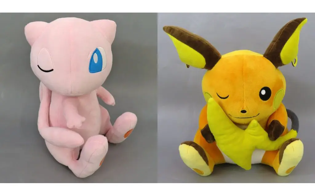 Plush - Pokémon / Raichu & Mew