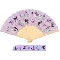 Folding Fan - Sanrio characters / Kuromi