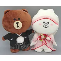 Plush - LINE FRIENDS / BROWN & CONY