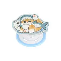 mofusand MagSafe Compatible Die-cut Clear POCOPOCO (Shark Meow)