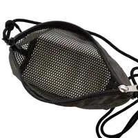 Nagano Characters Mesh Shoulder Bag with Patch (Mogura Corokke) Khaki