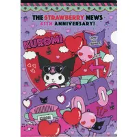Stationery - Plastic Folder (Clear File) - Sanrio characters / Kuromi