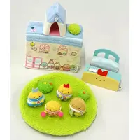 Sumikko Gurashi Gakuen - Sumikko Gurashi / Tonkatsu (Capucine) & Ebifurai no Shippo (Nulpi Chan) & Aji Furai no Shippo