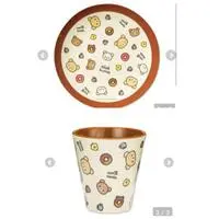 Tumbler, Glass - Dish - RILAKKUMA / Rilakkuma
