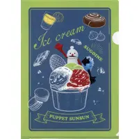 Stationery - Plastic Folder (Clear File) - PUPPET SUNSUN / Nonnon