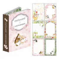mofusand × HIBIYA-KADAN Book type Sticky Notes Spring