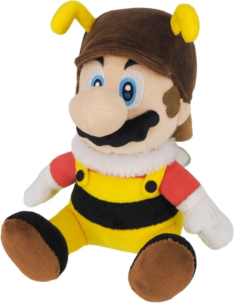 マリオ　ぬいぐるみ Plush - Super Mario (ハチマリオ ぬいぐるみ(S) 「スーパーマリオ
