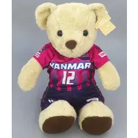 Plush (ユニフォームベア (武末彩子/背番号12) ぬいぐるみ 「セレッソ大阪」)